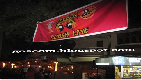 RickshawRun finish line in Goa