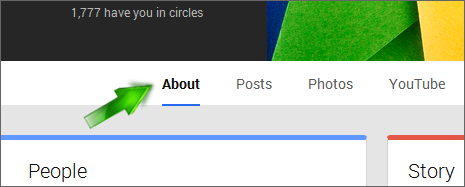 Connect Links on Google plus