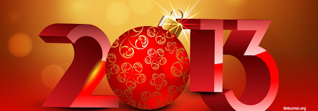 Ảnh bìa chúc mừng năm mới - Happy New Year 2013