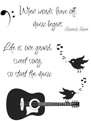 Here is our next new stamp set Music Quotes of course it has more than 