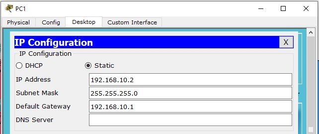 pengaturan IP address pada PC