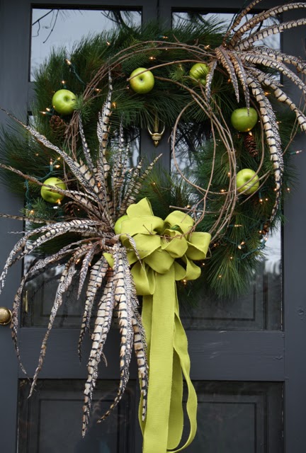 fall front door images Pinterest Christmas Front Door Wreath Ideas | 432 x 640