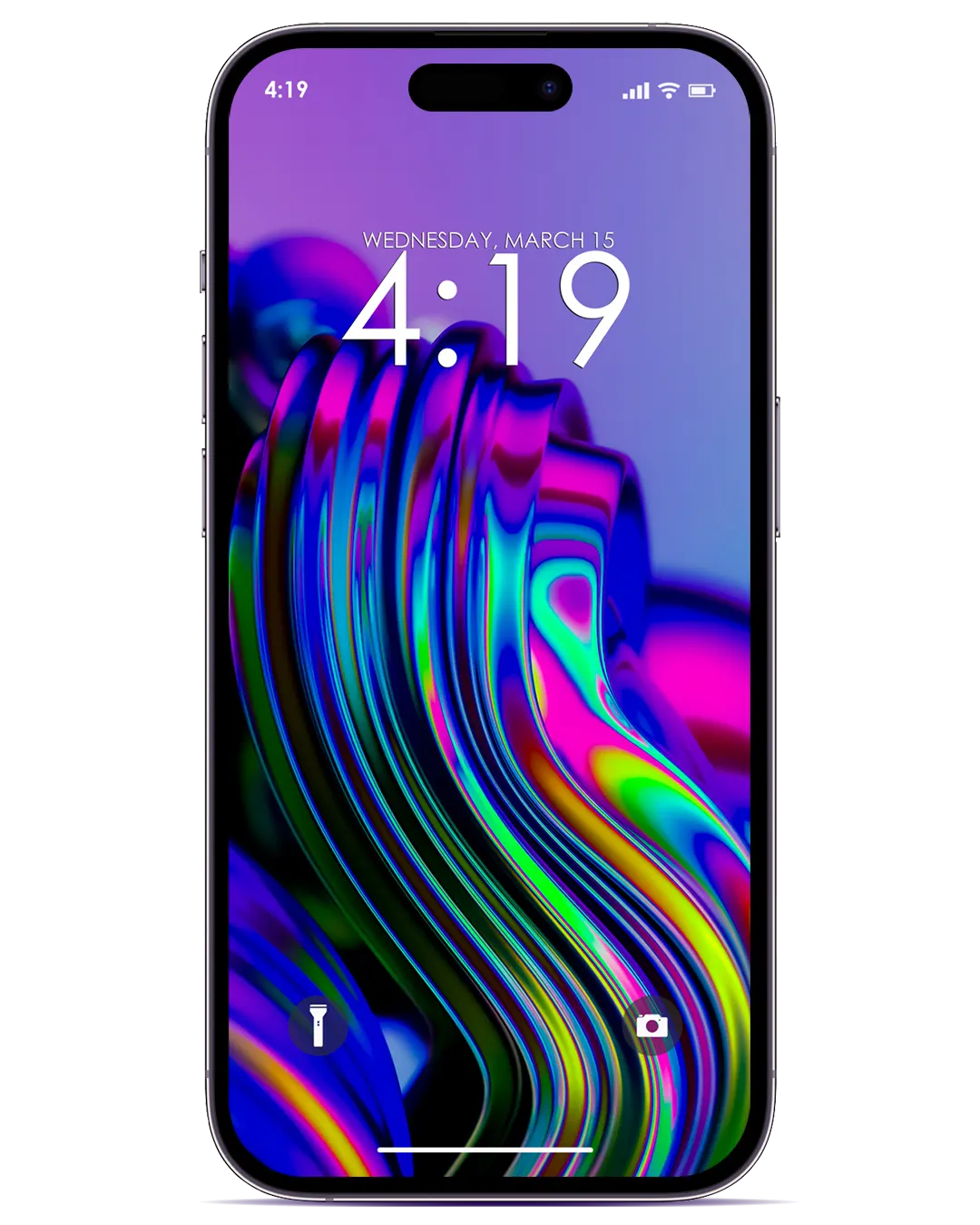 iPhone Wallpapers to interact with iOS 16 clock widget
