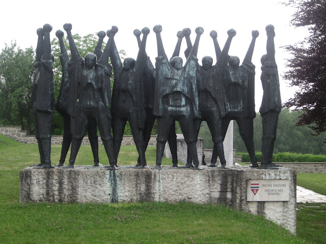 Hungarian Monument, Mauthausen Concentration Camp, Vienna / SouvenirChronicles.blogspot.com