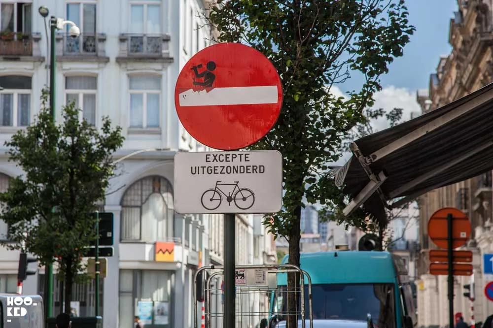 Discover some of the best Brussels Street Art - Clet Abraham