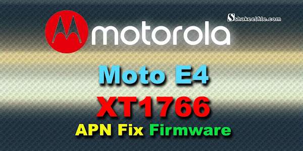 Motorola Moto E5 Play (XT1766) APN Fix Firmware