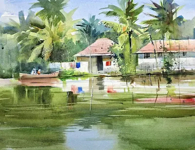 Landscape painting Milind Mulick