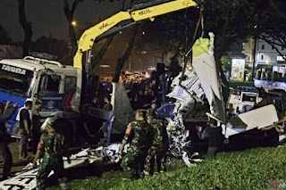 KNKT Selidiki Insiden Jatuhnya Pesawat di BSD, Tangerang Selatan