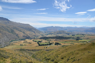 View from the road over the Crown Range between Queenstown and Wanaka.