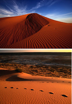 Simpson Desert (Australia): the red sand desert