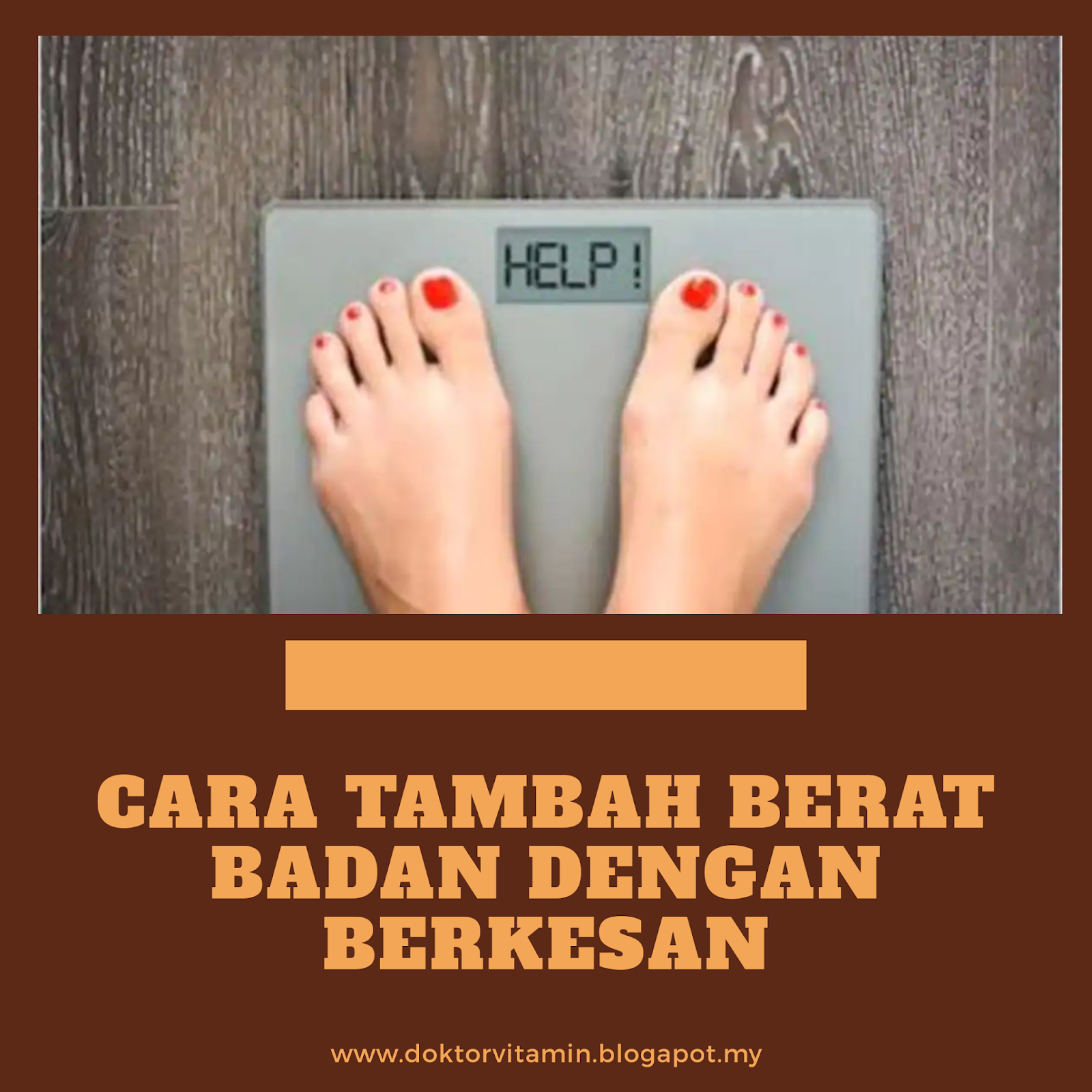 cara tambah berat badan