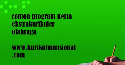 contoh program kerja ekstrakurikuler olahraga