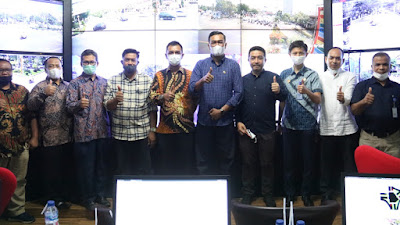 Komisi III Tinjau Command Center Dishub BNA
