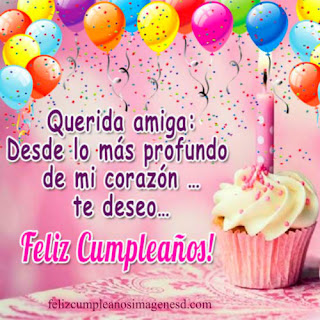 Feliz cumpleaños amiga (imágenes)