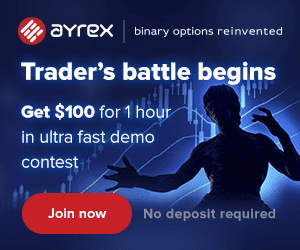 Binary options deposit bonuses | Get $100 from ayrex.