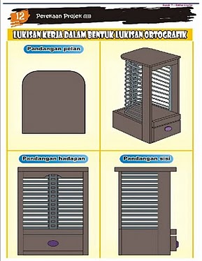 Rekacipta 1 3 4 Lakaran  Lukisan Ortografik