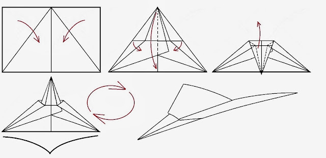 Avión de papel Wing 24