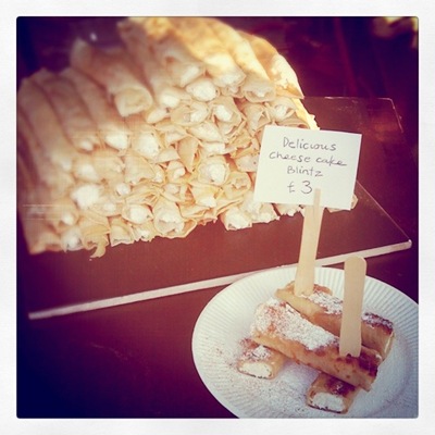 BlintzBoy's cheesecake and cinnamon pancake