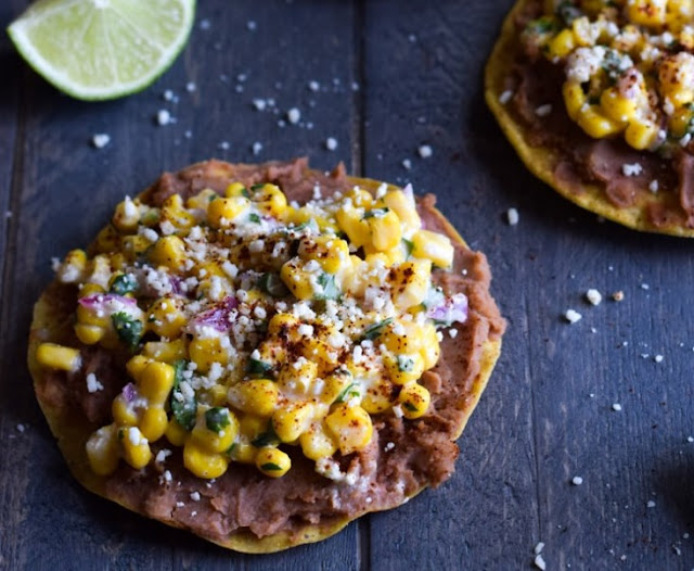 Mexican Street Corn Tostadas 