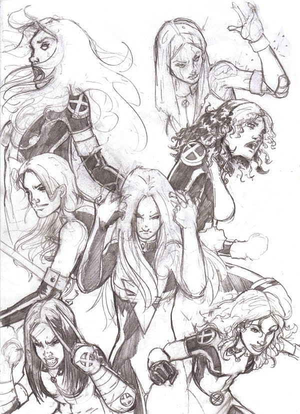You can check here the other artworks La pinup de mai XMen First Class