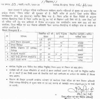 SARANGARH BILAIGARH RECRUITMENT : सारंगढ़ बिलाईगढ़ में कंप्यूटर ऑपरेटर सहित अन्य बहुत से रिक्त पदों की भर्ती