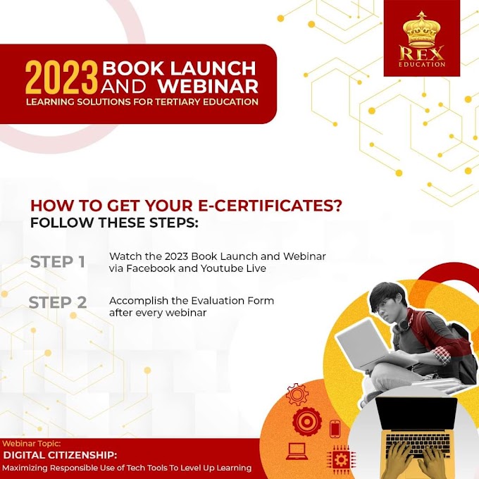 REX Education: How to Claim e-Certificate for July 14-15 Free Webinar