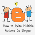 How to Add or Invite Multiple Authors on Blogger