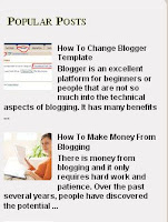 Most Viewed Posts Widget With Thumbnails by Blogger