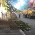 COMUNA CAPITALINA REALIZA LIMPIEZA EN PERIFERIA DEL CENTRO EXPOSITOR