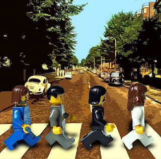 Abbey Road de los Beatles con Lego (buenisimo)