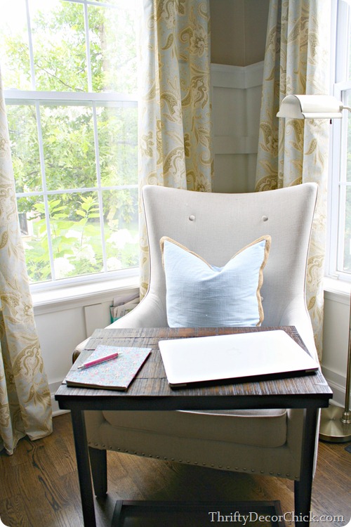 laptop desk as workspace