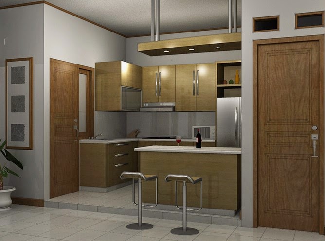 Desain Dapur Minimalis Modern Sederhana  Ukuran 3x3 