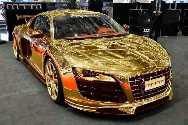Image result for GOLD PLATED CARS