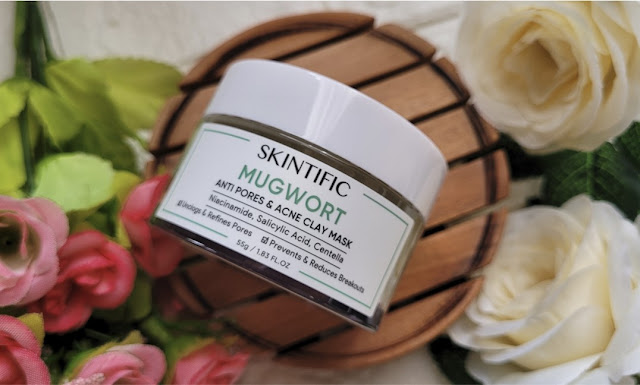 Bebas Jerawat ! Skintific Mugwort Acne Clay Mask