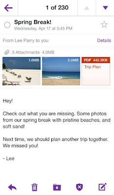 Yahoo Mail iOS app gets folder management, improved attachment handling