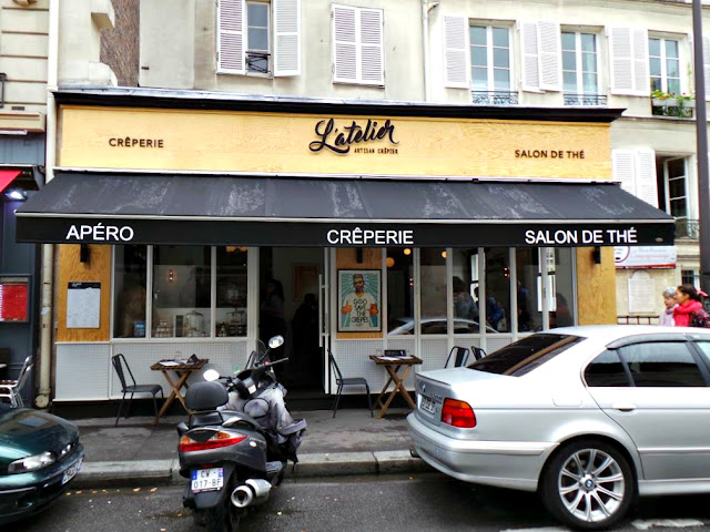 Restaurant crêpes l’atelier artisan crêpier Mabillon Paris crêperie cidre