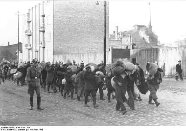 Jews being deported in Poland, 6 October 1941 worldwartwo.filminspector.com