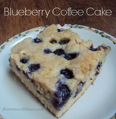 Blueberry Coffee Cake; flourmewithlove.com