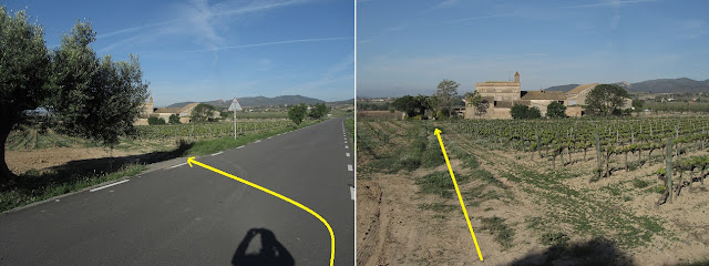 VILAFRANCA DEL PENEDÈS AL REIAL MONESTIR DE SANTA MARIA DE SANTES CREUS PERE EL GRAN - Seguint la ruta del seu enterrament pel Camí Ral, carretera BV-2128 a tocar del Mas de Cal Roca