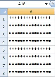 How to Display Number in Asterisk Format in Excel in Hindi