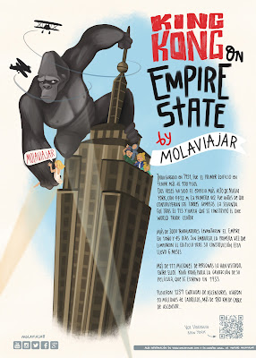 Ilustración del Empire State Building de Mola Viajar.