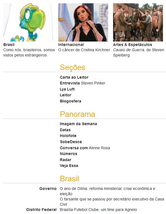 download revista veja edição 2250 de 04-01-12 - sumário
