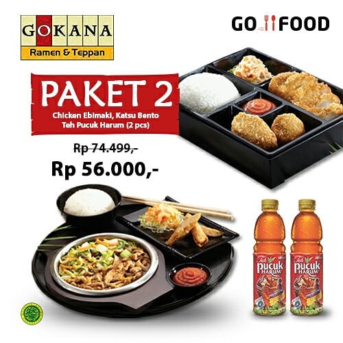 Gokana - Promo MAMIMUMEMO Paket 1 & Paket 2 Harga Spesial Pakai GOFOOD