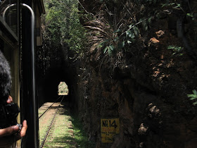 Train Entering a tunnel