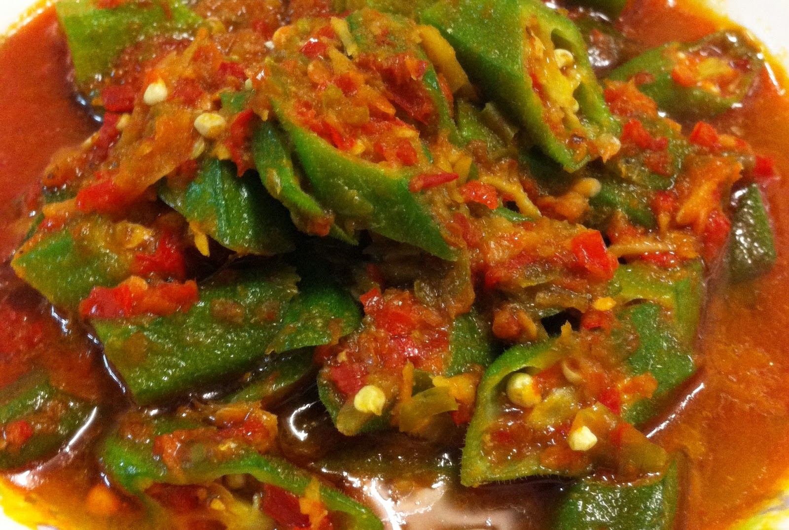 Simple but yummy: BENDI GORENG SAMBAL