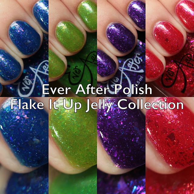 Ever After Polish Flake It Up Jelly Collection