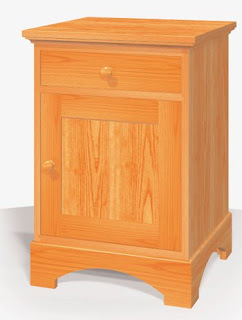 wood plans night stand