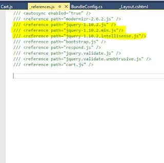 jQuery Intellisense In Visual Studio