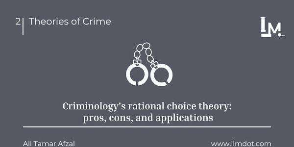 Criminology's rational choice theory: pros, cons, and applications