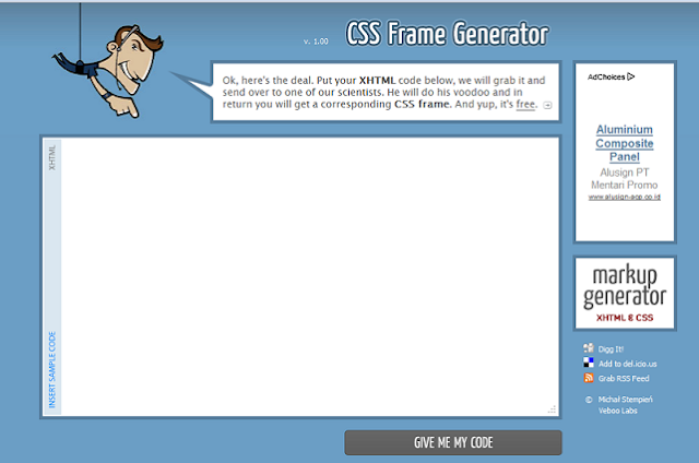 CSS Frame Generator